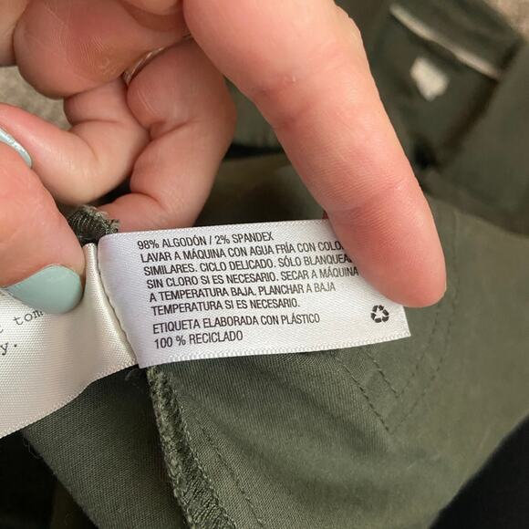 A New Day olive green utility vest zip up size small - Picture 6 of 6